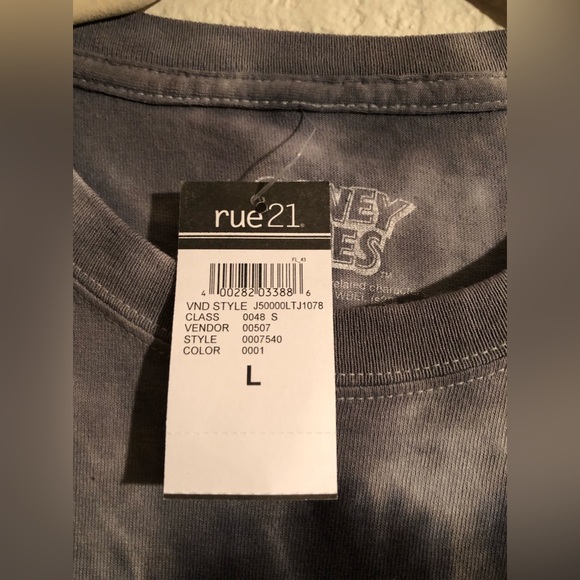 LOONEY TUNES TYE DYE GRAPHIC TEE SIZE: LARGE - Picture 5 of 7